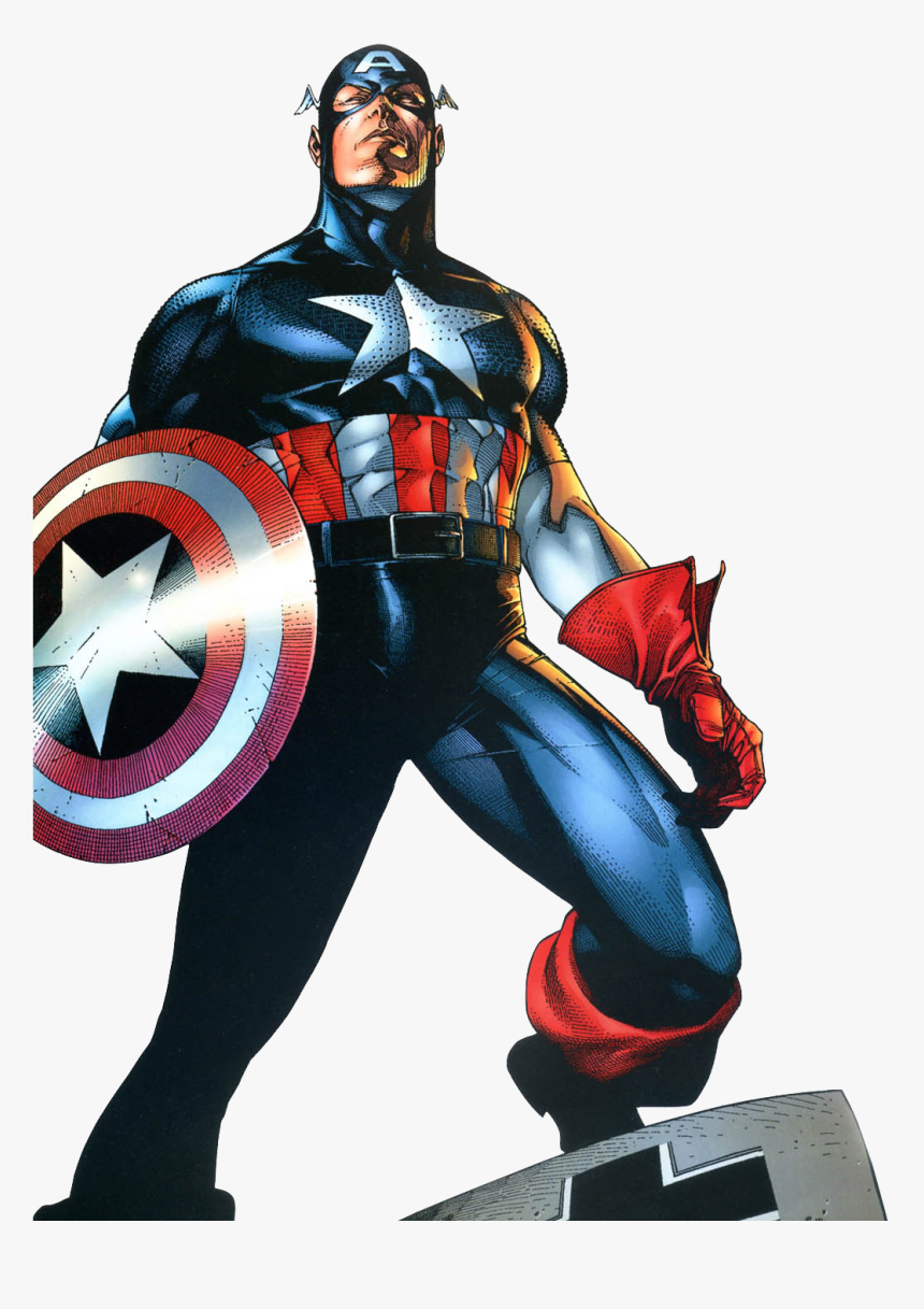 Transparent Captain America Comic Png - Captain America Steve Mcniven, Png Download