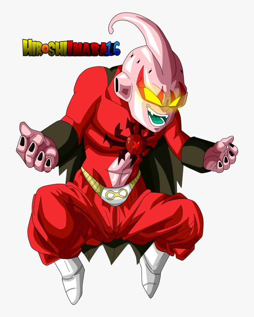 Xeno Kid Buu By Hiroshiianabamodder Dibujos De Dragón, - Kid Buu Xeno, HD Png Download