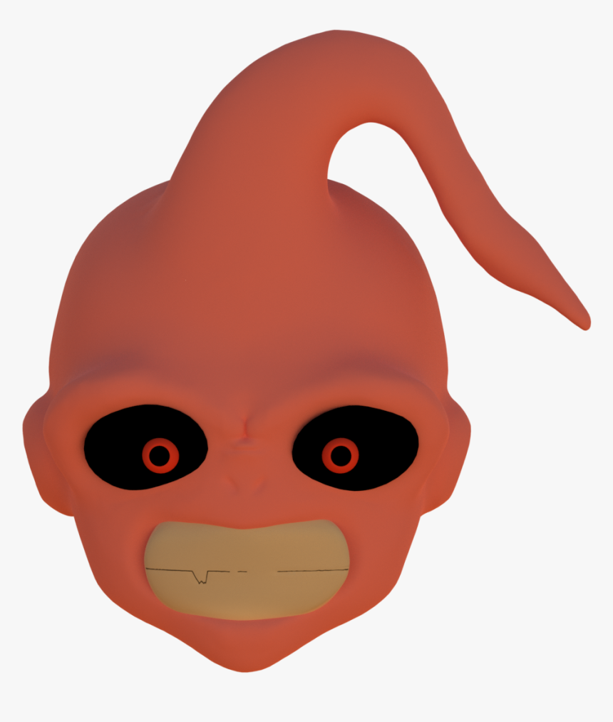 Kid Buu But His Teeth Look Weird - Cartoon, HD Png Download