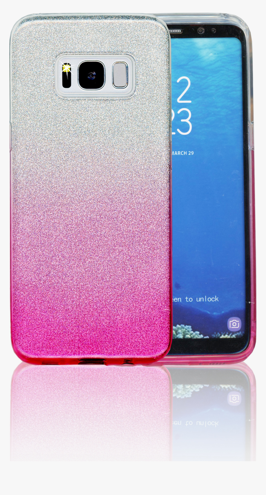 Samsung Galaxy S8 Mm Glitter Hybrid Pink - Samsung Galaxy, HD Png Download