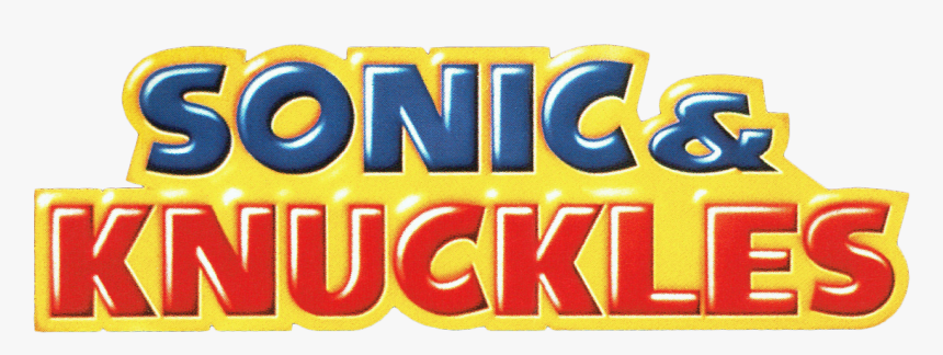 Sonic Knuckles 4png - Sonic & Knuckles Logo, Transparent Png
