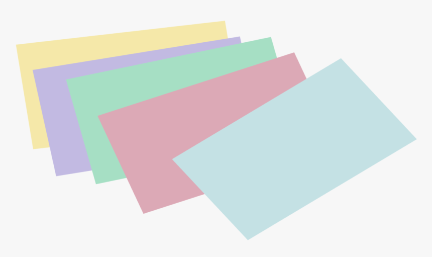 Angle,brand,material - Transparent Index Cards Clipart, HD Png Download