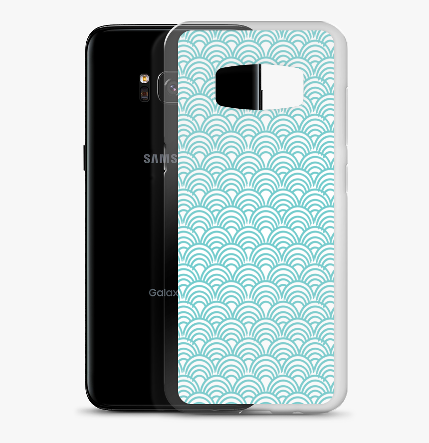 Wavepattern 02 Mockup Case With Phone Default Samsung, HD Png Download