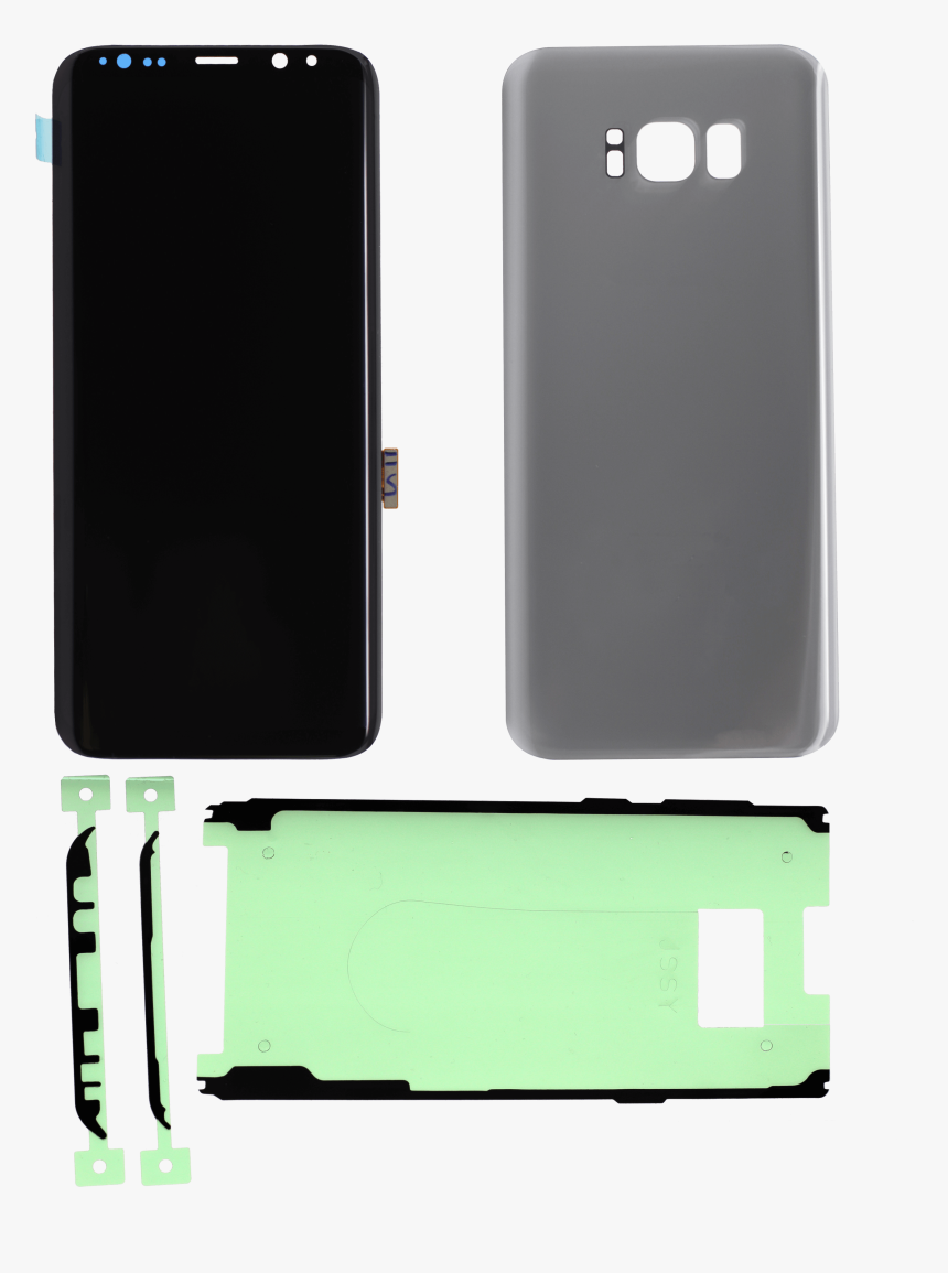 Lcd Digitizer W/front Cover Adhesive & Back Cover For - Smartphone, HD Png Download