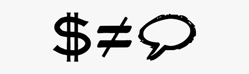 Currency Symbol And Speech Bubble Vector, HD Png Download