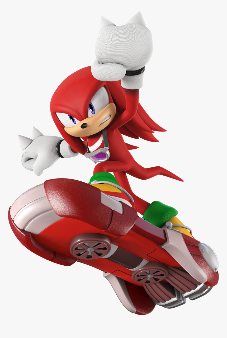 Transparent Knuckles The Echidna Png - Knuckles The Echidna Sonic Free Riders, Png Download