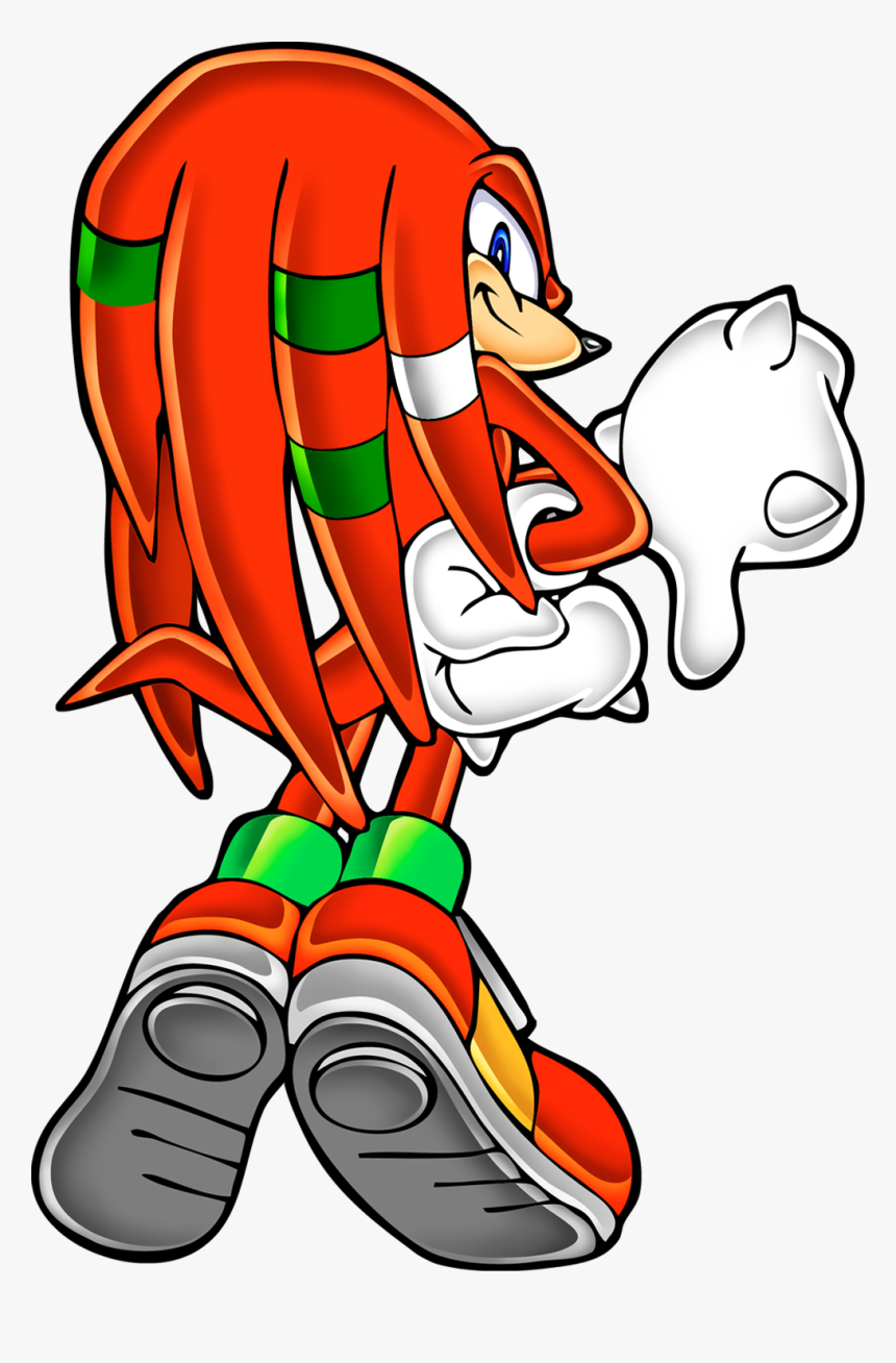 Knuckles The Echidna Art - Knuckles The Echidna, HD Png Download