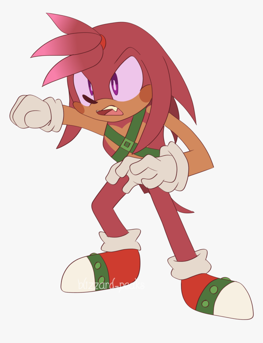 Ehhh He Kinda Looks Like A Pink Knuckles
but Its Better - Knuckles The Echidna Son, HD Png Download