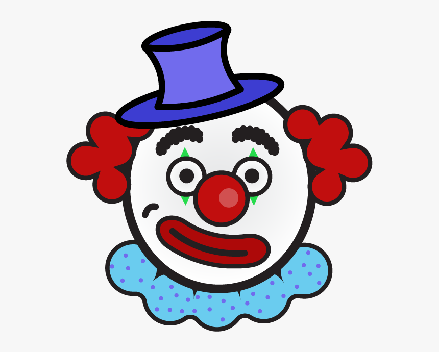 A Clown Illustration - Cartoon, HD Png Download