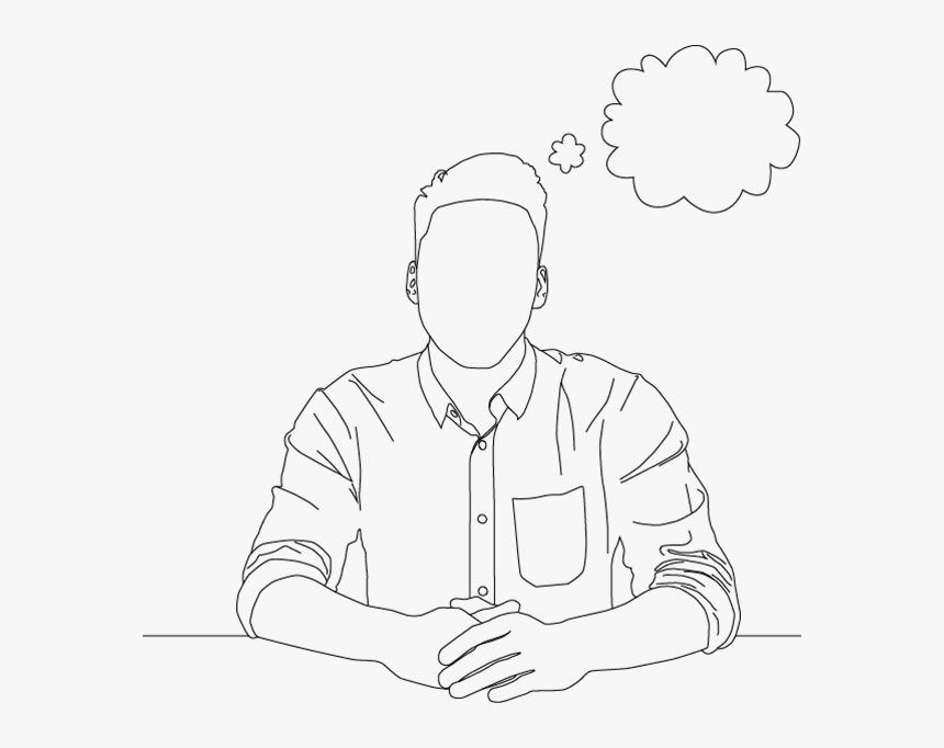 Learner Thinking About Improving English Language And - Growth Trajectory Hand Drawn Png, Transparent Png