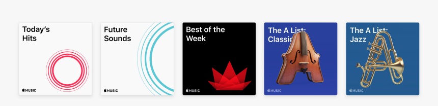 Apple Music Playlist Artwork, HD Png Download
