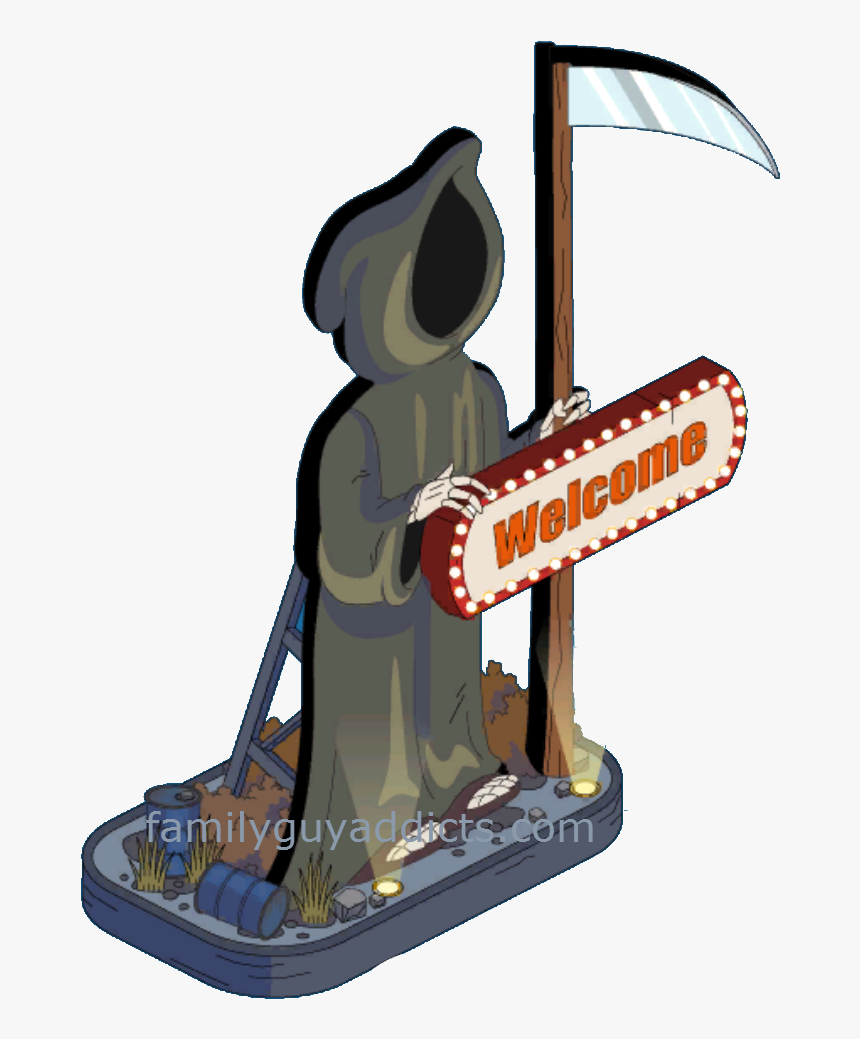 Death Welcome Sign - Cartoon, HD Png Download