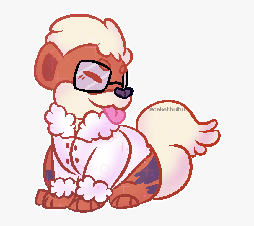 Growlithe [com] - Cartoon, HD Png Download