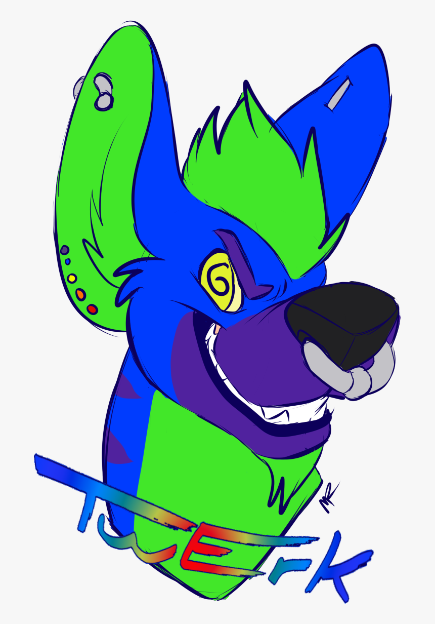 Twerk Badge - Melissar1/cross-fox - Cartoon, HD Png Download