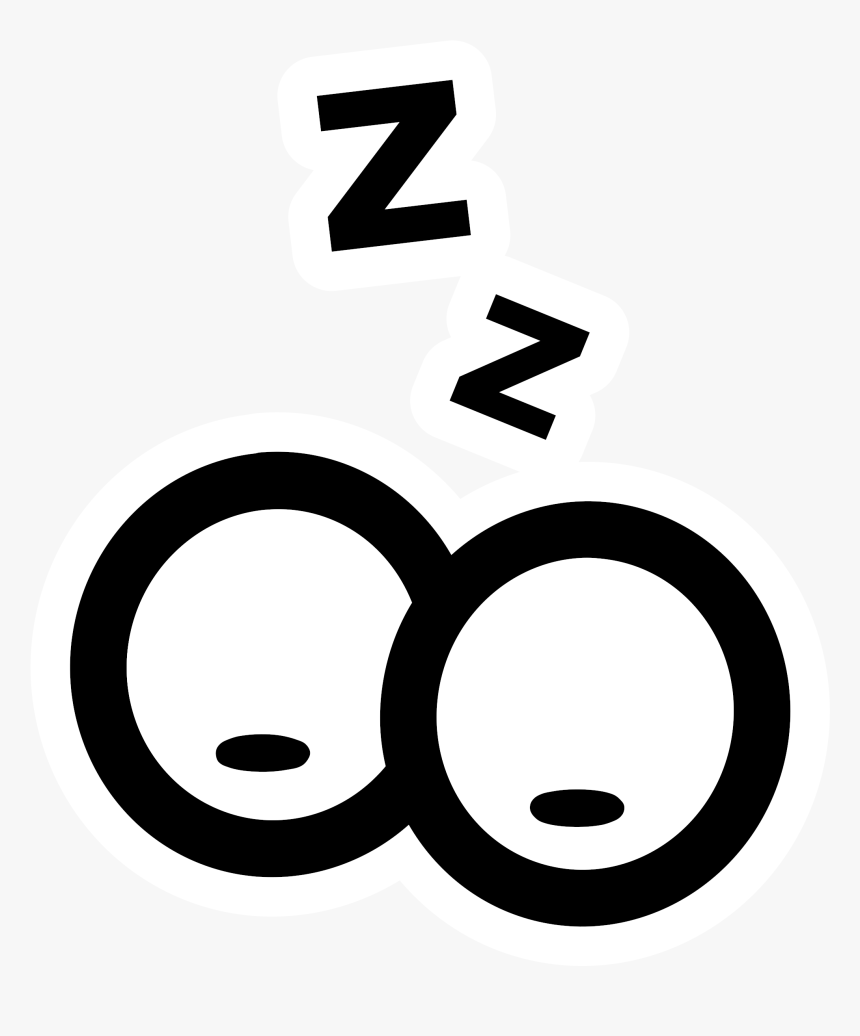 Standby Sleep Eyes Sleepy Eyes No Background, HD Png Download