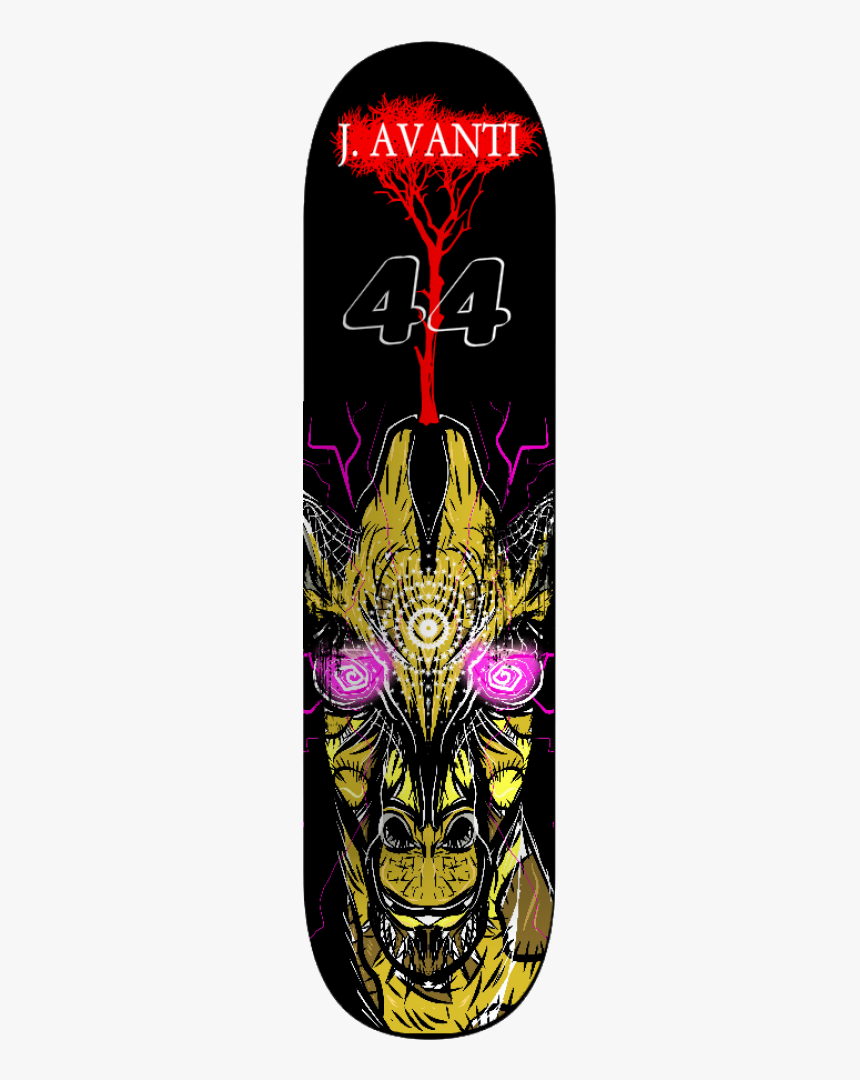 Avanti Crazy Eyes - Skateboard Deck, HD Png Download