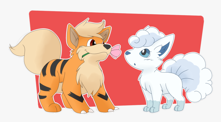 Arcanine And Alolan Ninetales, HD Png Download