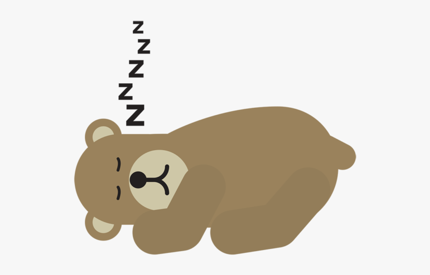 Sleeping Bear Png, Transparent Png