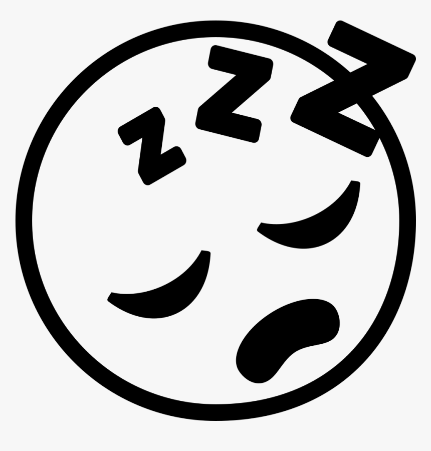 Emojione Bw 1f634 - Sleep Emoji Transparent Background, HD Png Download