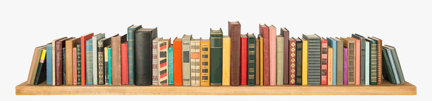 Books On The Shelf, HD Png Download