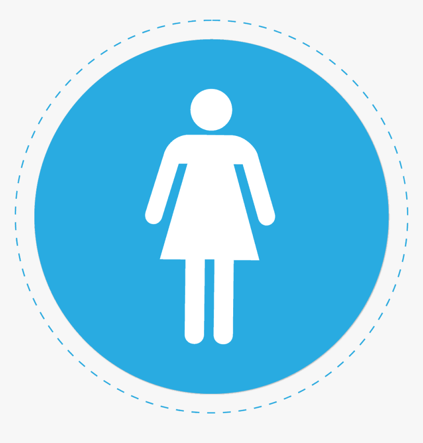 Adult Swimming Lessons, Lady Swimming Lessons - Restroom Sign, HD Png Download