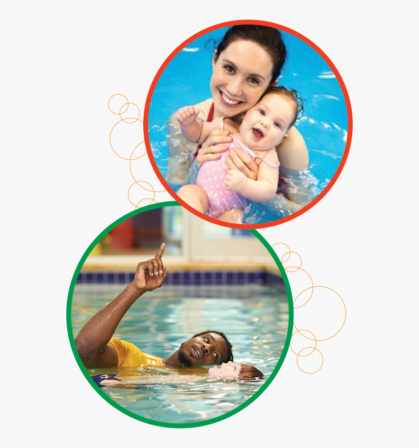 Transparent Person Swimming Png - Mother And Baby Swimming, Png Download