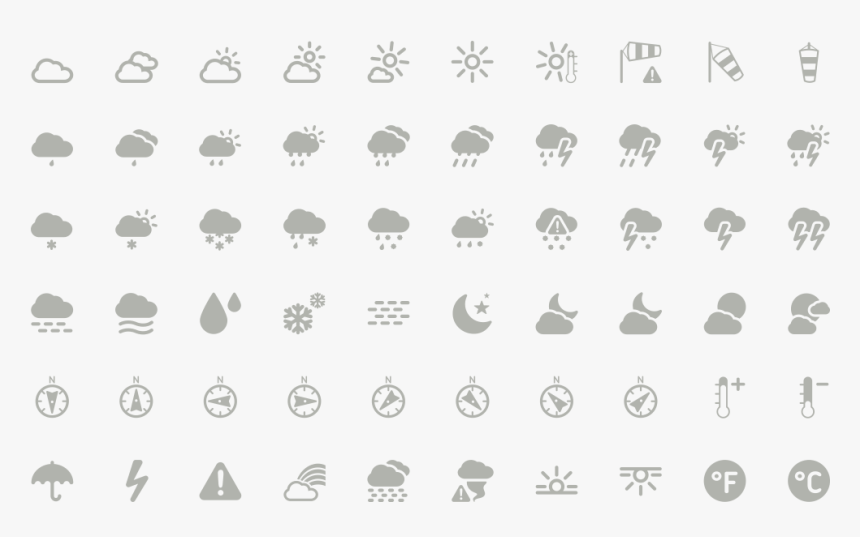 Transparent Weather Icon Png - Picons Weather Icon, Png Download