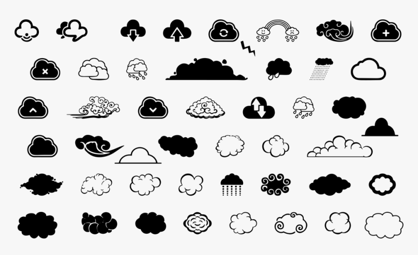 Clouds, Weather, Icon, Communication, Rain, HD Png Download
