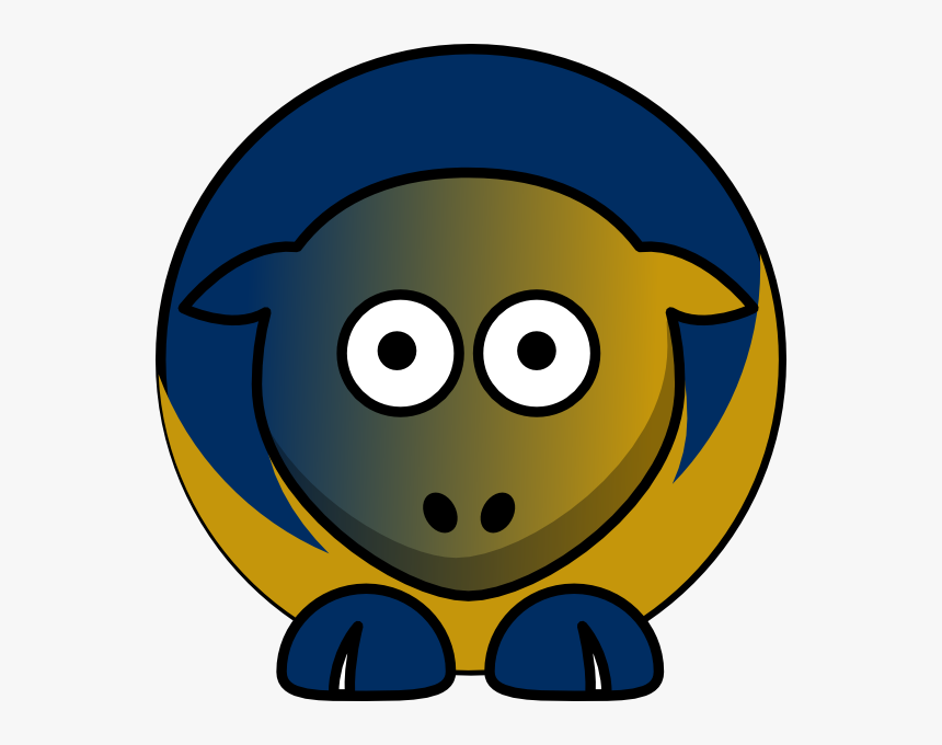 Florida International Golden Panthers - Fat Cow Drawing, HD Png Download