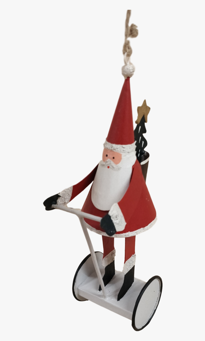 Shoeless Joe Christmas Tree Decoration Segway Santa - Christmas Ornament, HD Png Download