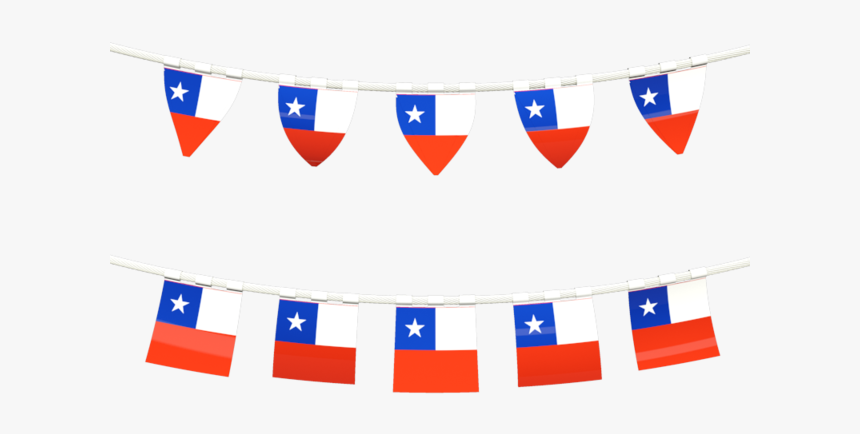 Rows Of Flags - Flag Of Chile Png, Transparent Png