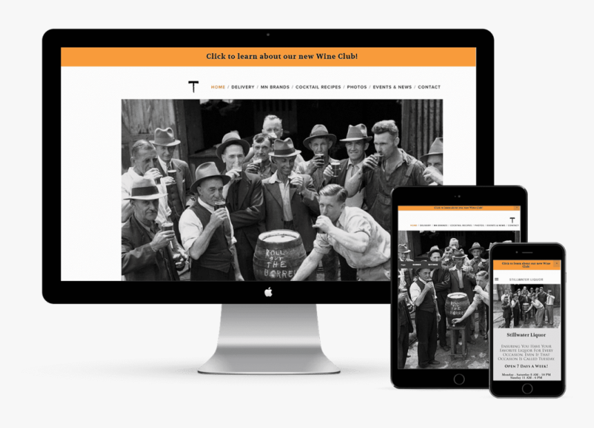 Stillwater Liquor Website - Online Advertising, HD Png Download