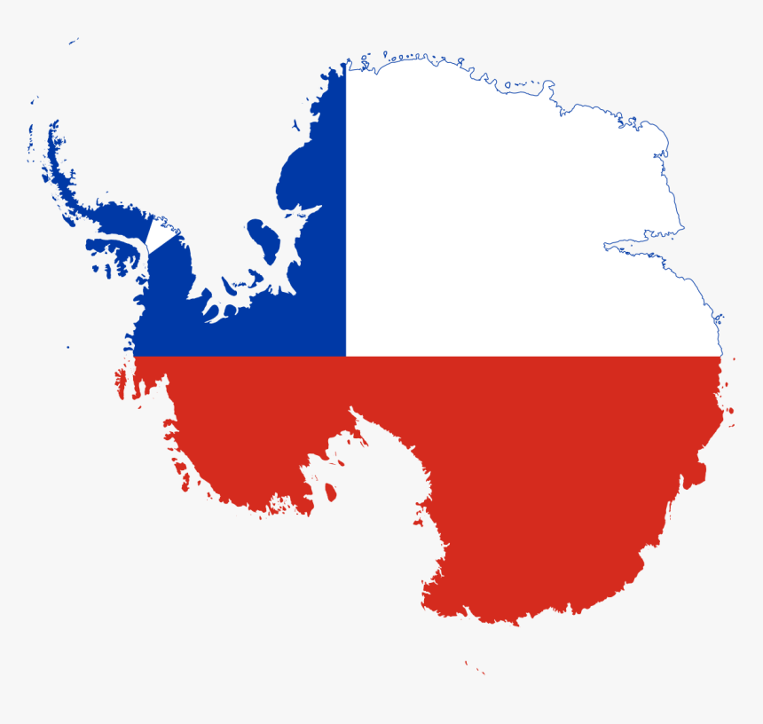 Black And White Antarctica Map, HD Png Download