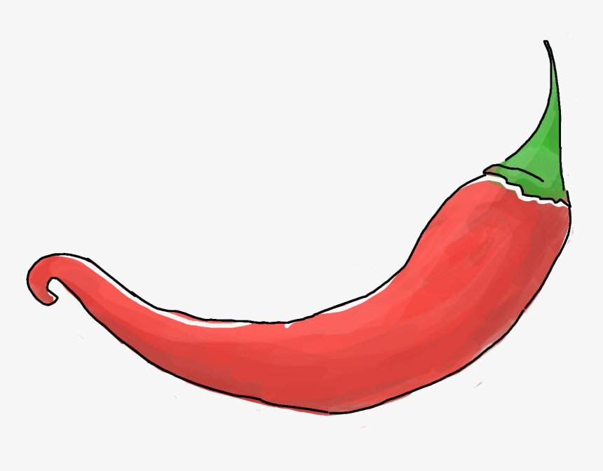 Chile Drawing - Mexicano - Chile Draw, HD Png Download