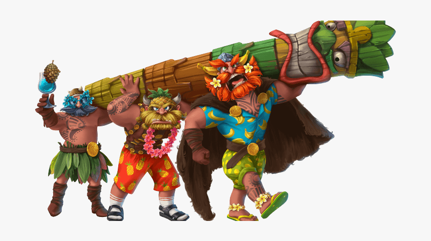 Tiki Vikings - Tiki Vikings Slot, HD Png Download