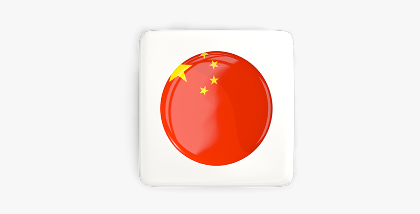 Square Icon With Round Flag - Circle, HD Png Download