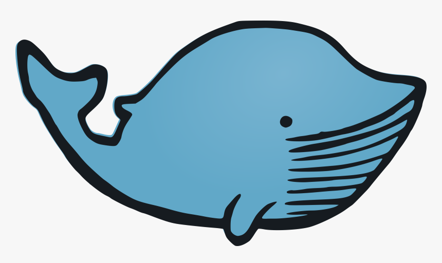Calm And Blue Whale Pictures - Big Fish Image Clipart, HD Png Download