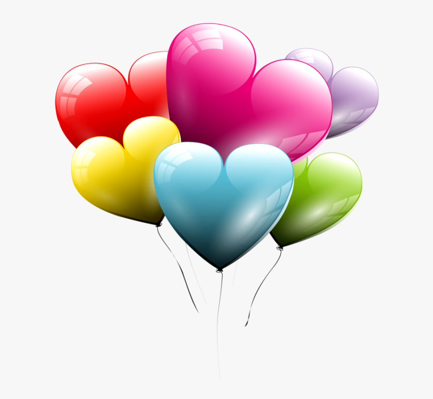 Heart Balloon Png - Png Transparent Balloons Heart, Png Download