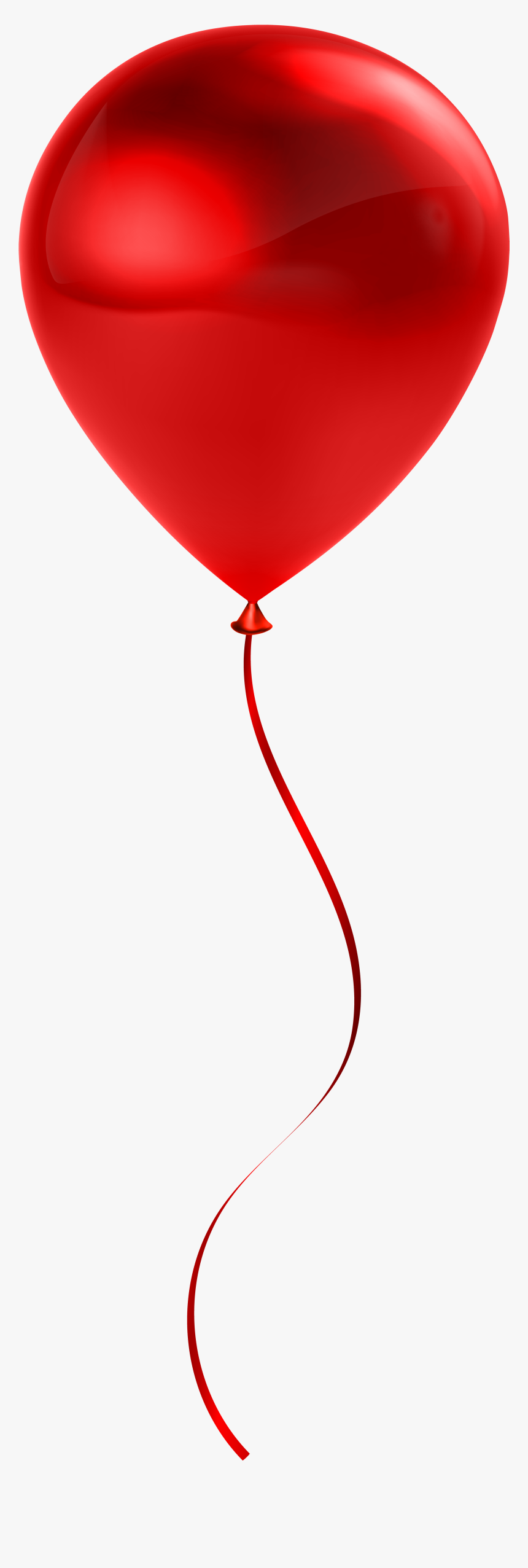 Transparent Two Heart Png - Red Balloon Transparent Background, Png Download