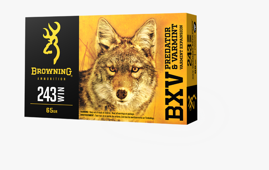 Browning 243 Bxv Ammo, HD Png Download