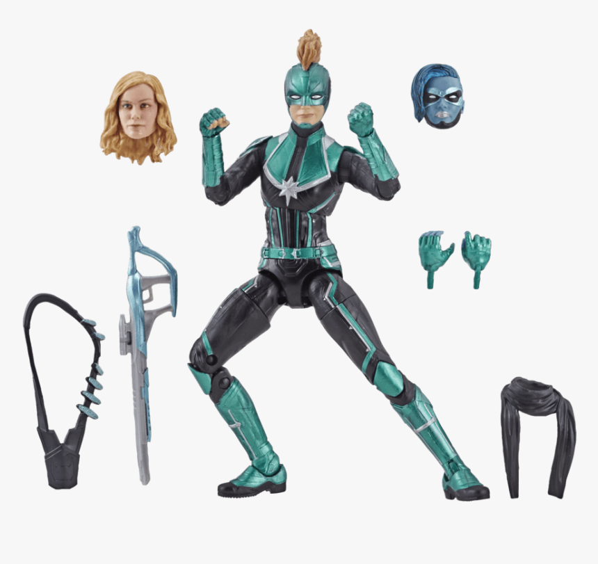 Marvel Captain Marvel 6-inch Legends Captain Marvel - Marvel Legends Captain Marvel Target Exclusive, HD Png Download
