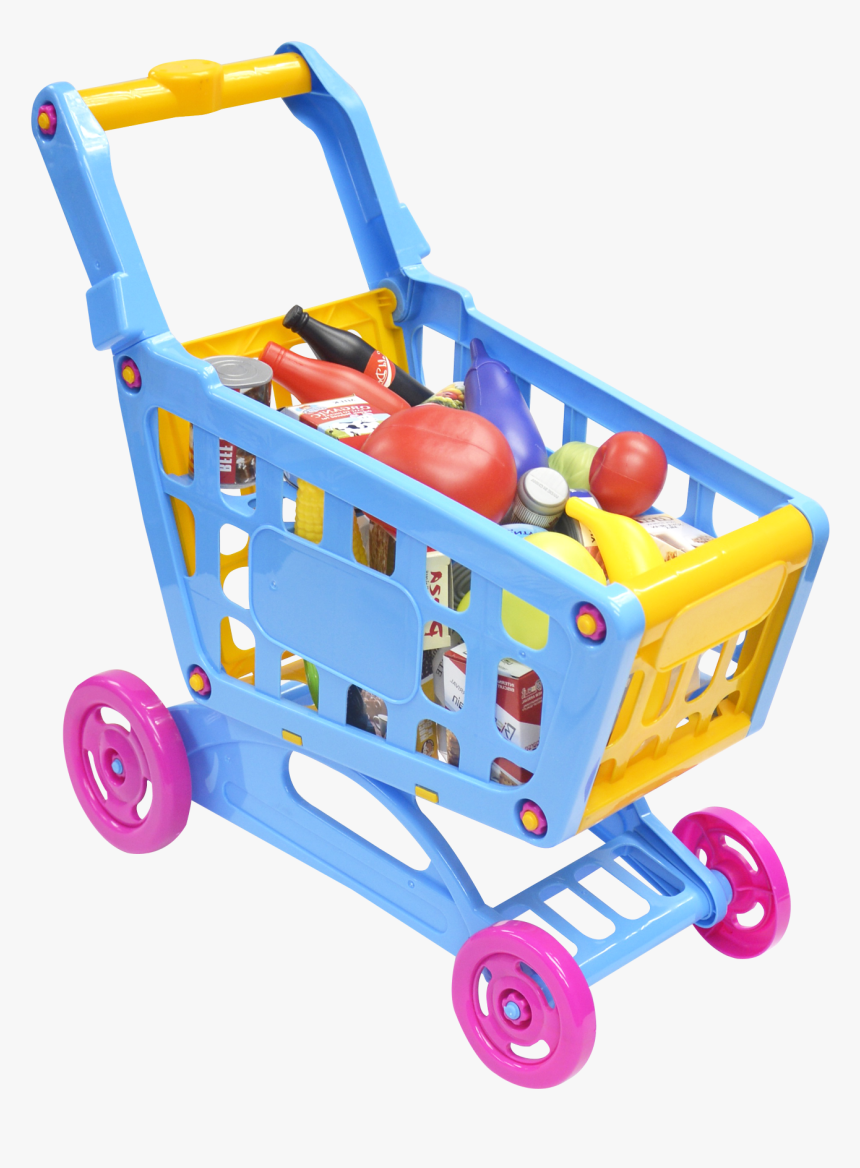 Shopping Cart Png Transparent Image - Kids Shopping Cart Png, Png Download