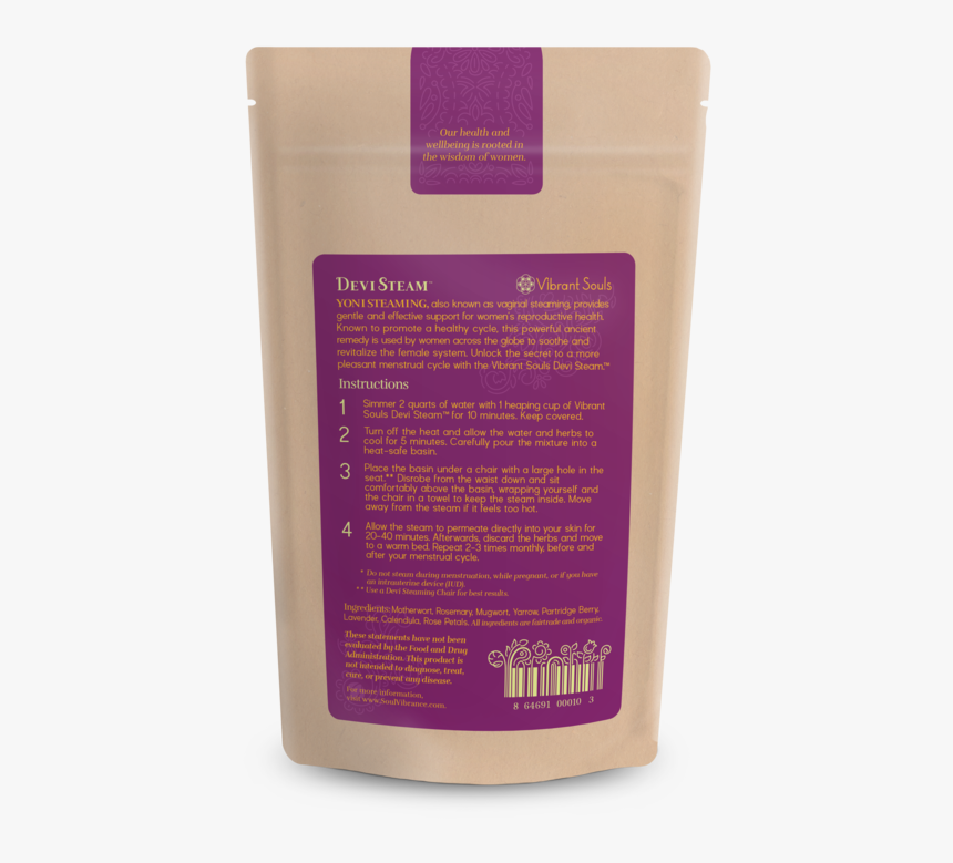 0 Vibrant Souls Small Bag Back - Cosmetics, HD Png Download