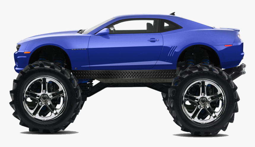 Monster Camaro Rc Png - 2010 Camaro Ss Side View, Transparent Png