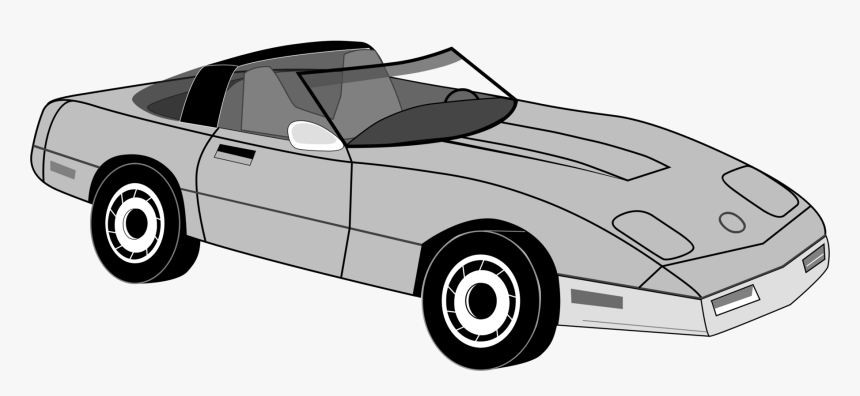 Automotive Exterior,compact Car,monochrome Photography - Car Black And White Convertible Png, Transparent Png