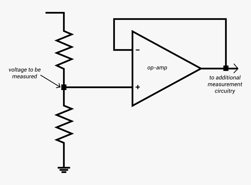 Voltage Follower - Voltage Measurement Techniques, HD Png Download