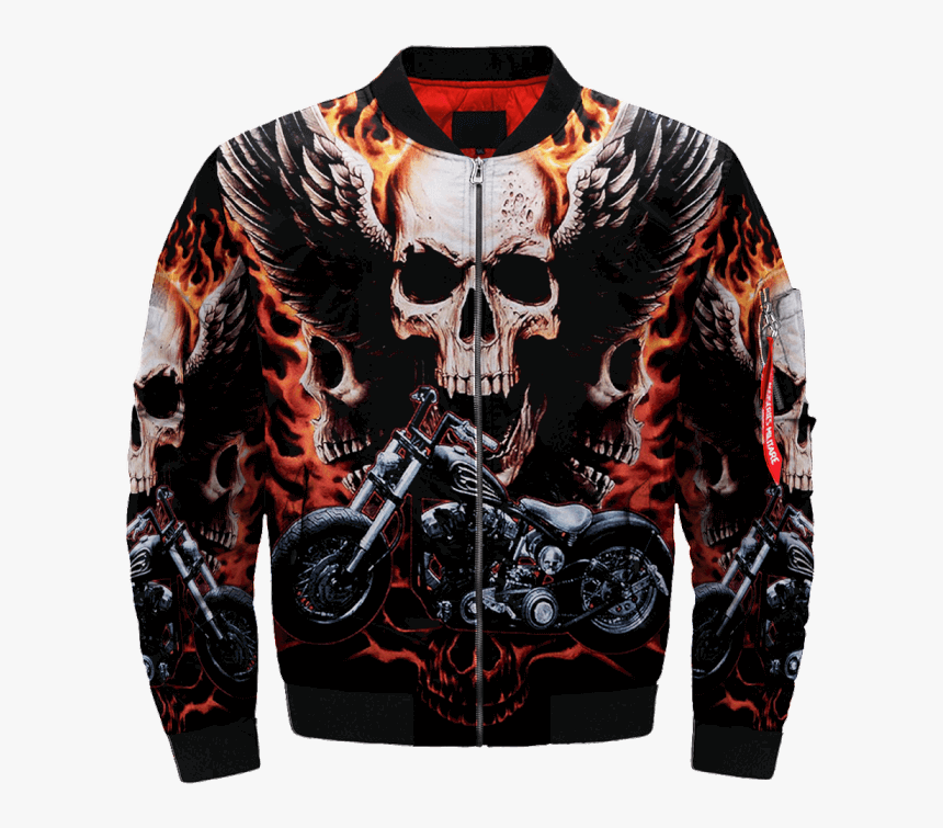 Com Motorcycle Ghost Rider Skull Over Print Jacket - Skull Paint With Diamonds, HD Png Download