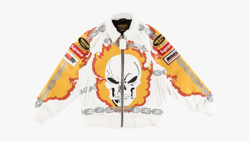 Supreme Vanson Leather Ghost Rider Sleeves, HD Png Download