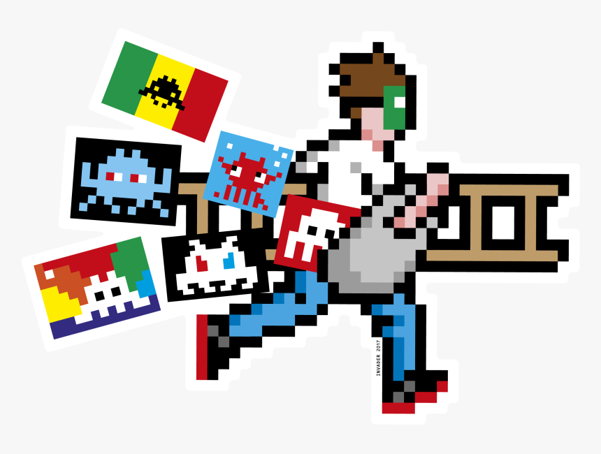 Space Invaders - Jean-paul Rouve, HD Png Download