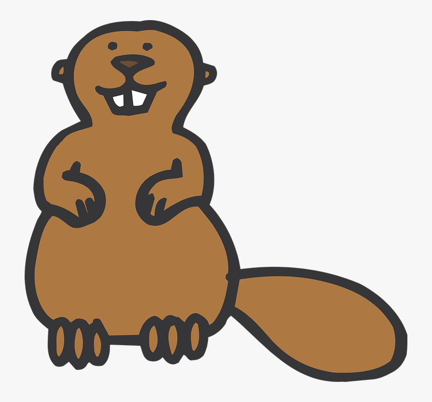 Simple Beaver Clipart, HD Png Download